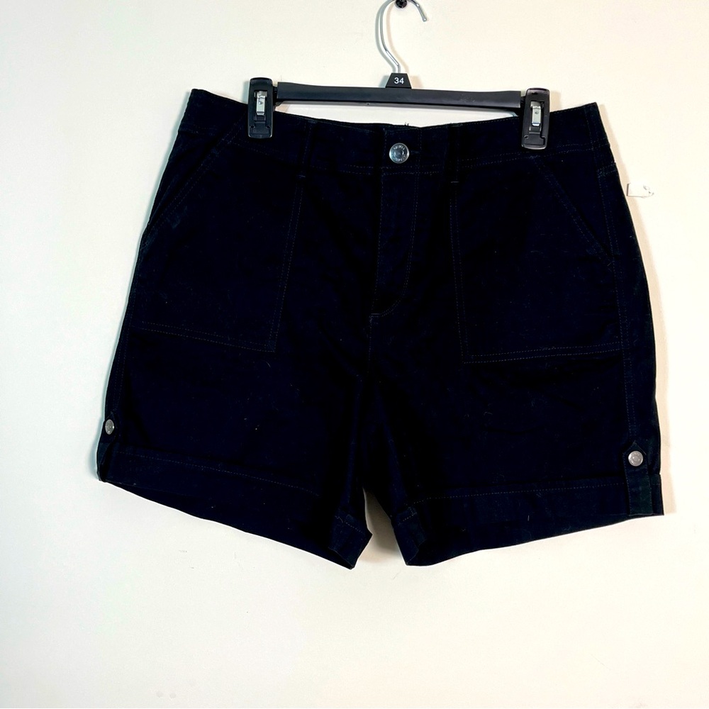 Gloria, Vanderbilt, ladies, black shorts 12
